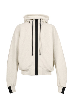 ZIP UP HOODIE / OAT 