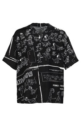 DISNEY MS / PC ALOHA COLLECTION ALOHA SHIRT / 101 DALMATIANS / BLK