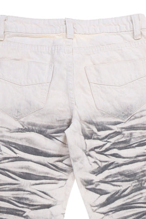 AIRBRUSH DRIFT JEANS / WHT