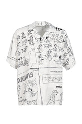 DISNEY MS / PC ALOHA COLLECTION ALOHA SHIRT / 101 DALMATIANS / WHT
