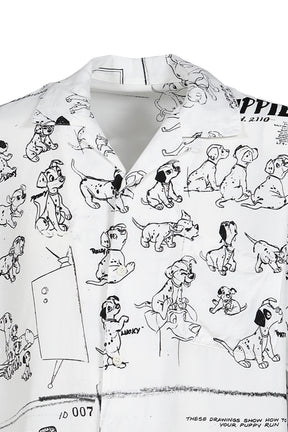 DISNEY MS / PC ALOHA COLLECTION ALOHA SHIRT / 101 DALMATIANS / WHT