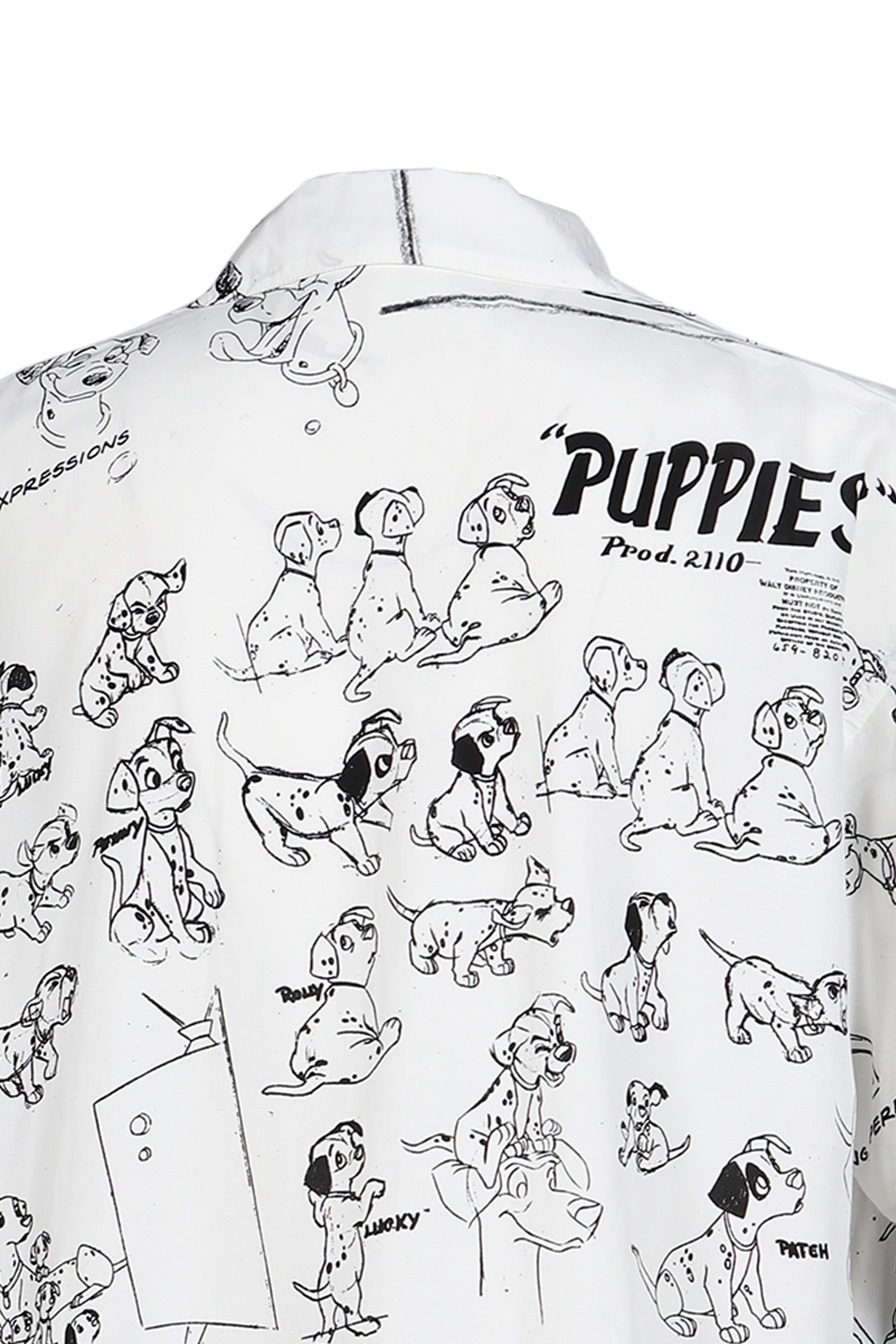 DISNEY MS / PC ALOHA COLLECTION ALOHA SHIRT / 101 DALMATIANS / WHT