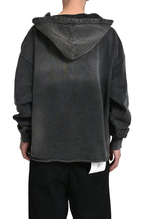 LOOSE FIT HOODIE / BLK