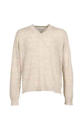 RUE V-NECK / SOFT ECRU CYCLONE