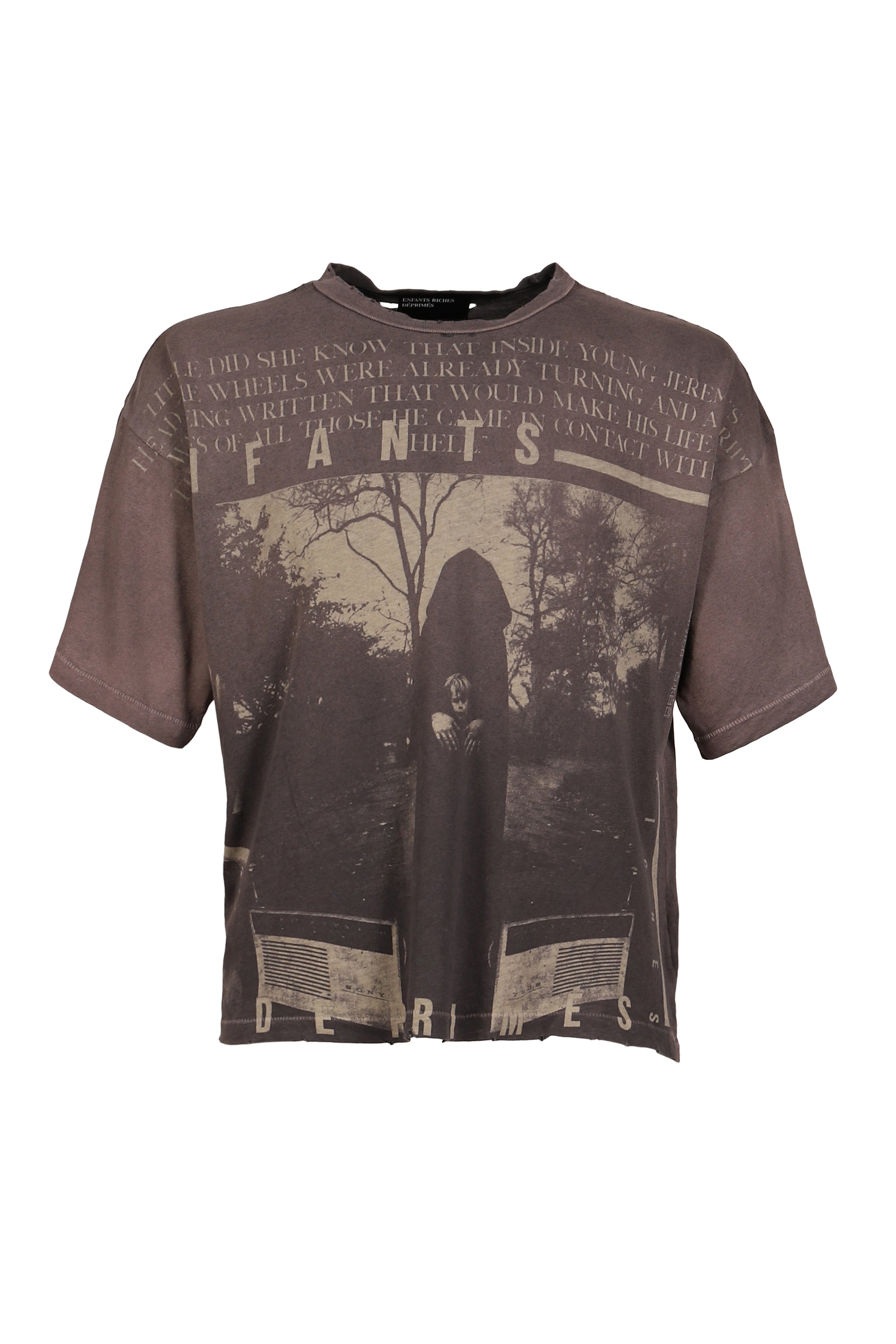 JEREMY T-SHIRT / WASHED BRW