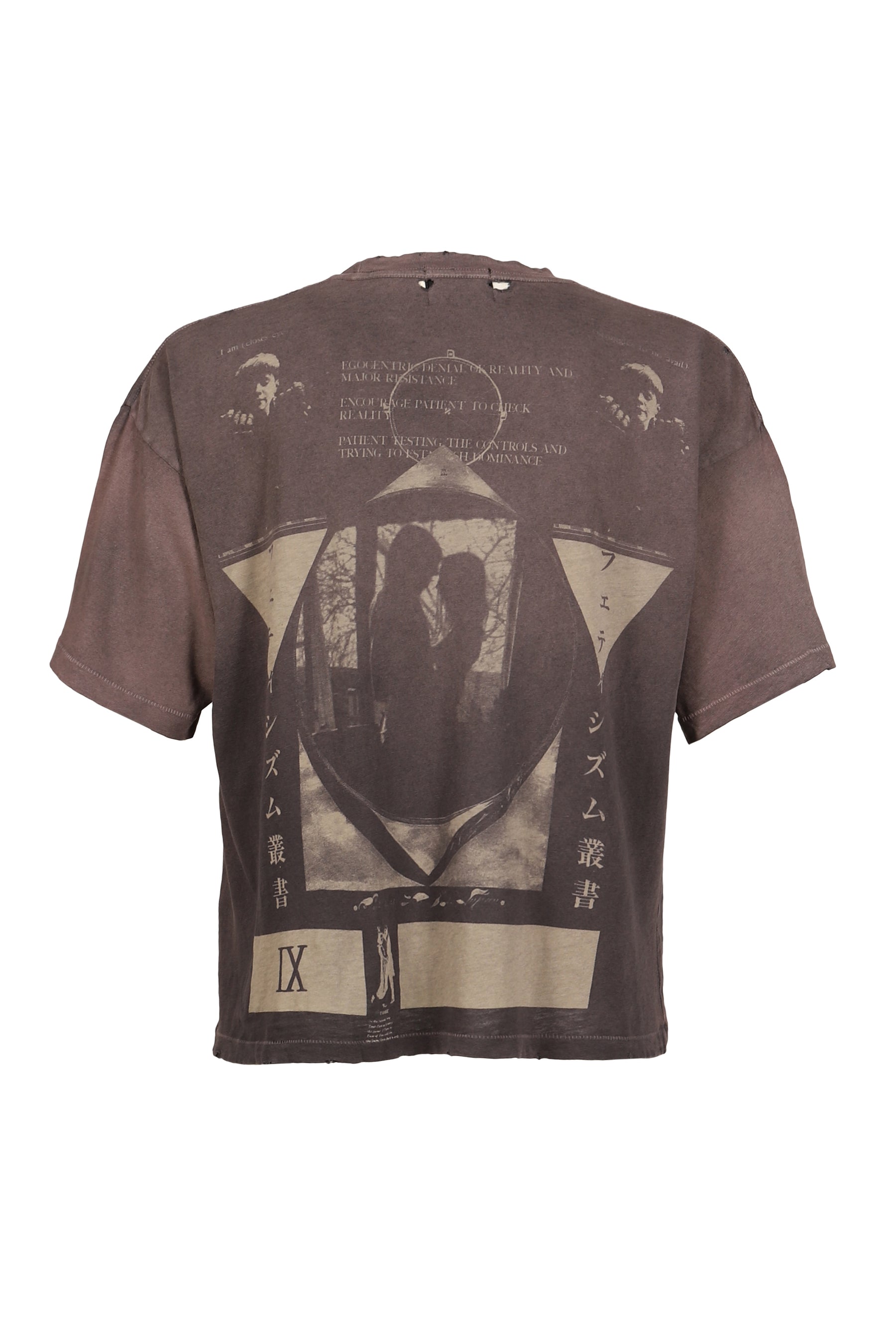 JEREMY T-SHIRT / WASHED BRW