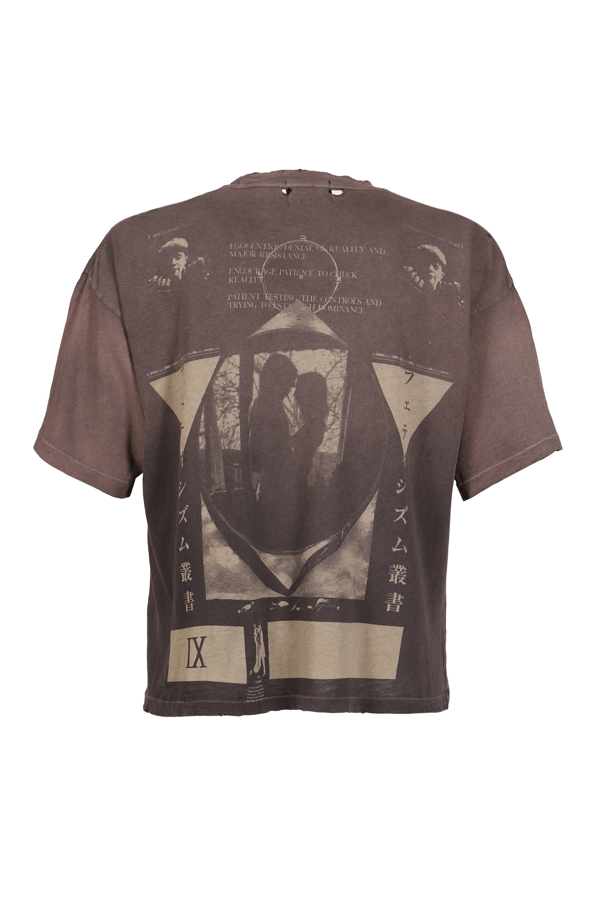 JEREMY T-SHIRT / WASHED BRW