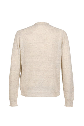 RUE V-NECK / SOFT ECRU CYCLONE