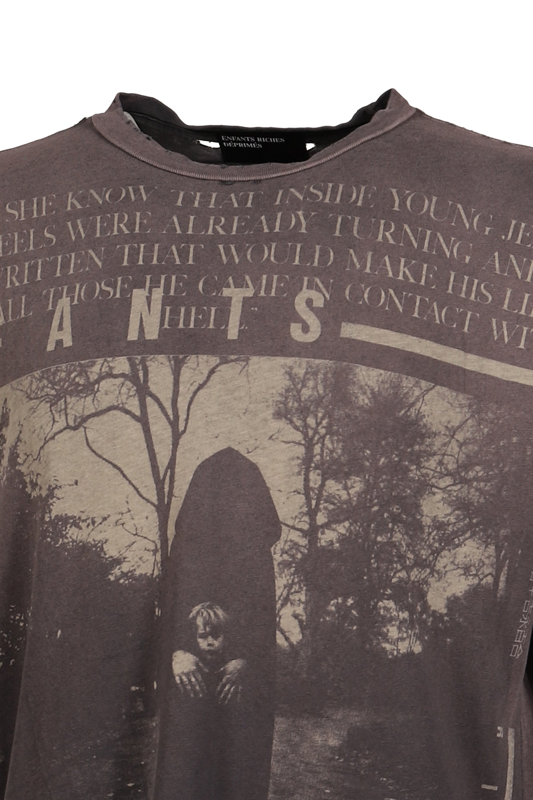 JEREMY T-SHIRT / WASHED BRW
