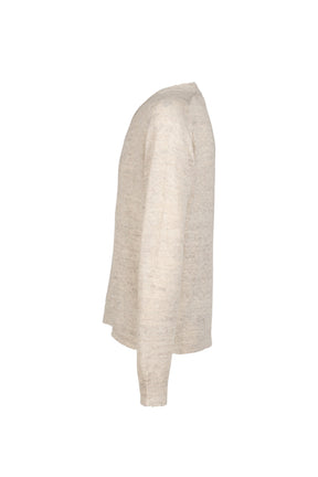 RUE V-NECK / SOFT ECRU CYCLONE