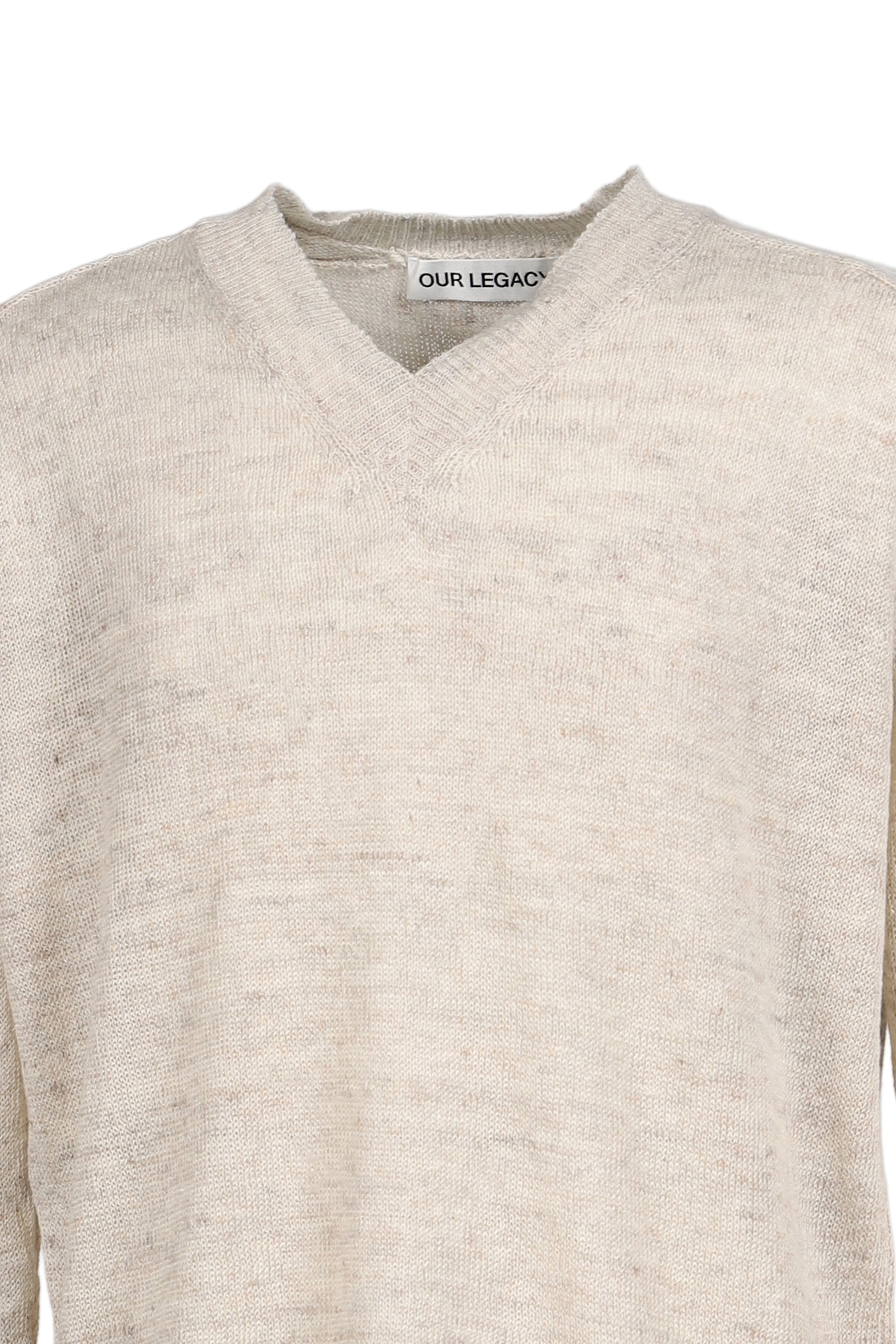 RUE V-NECK / SOFT ECRU CYCLONE