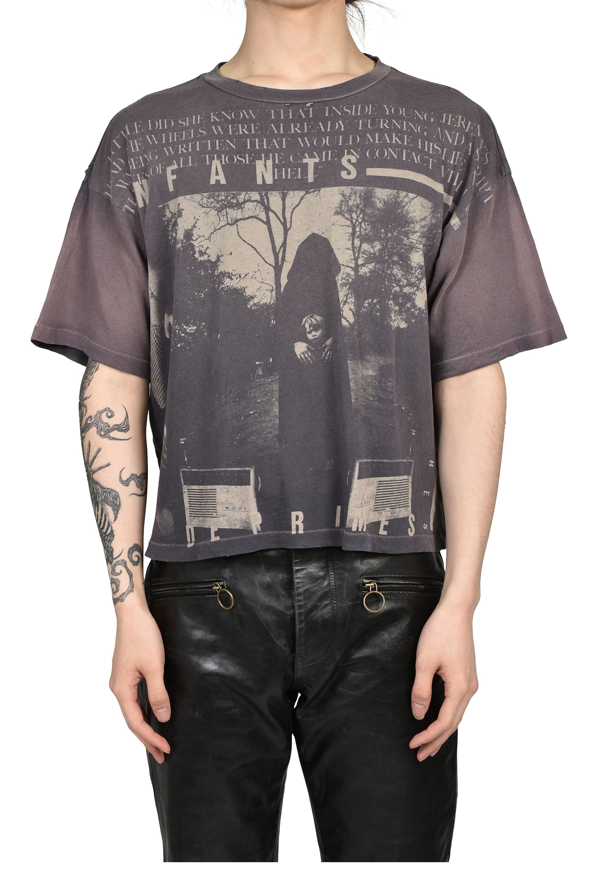 JEREMY T-SHIRT / WASHED BRW