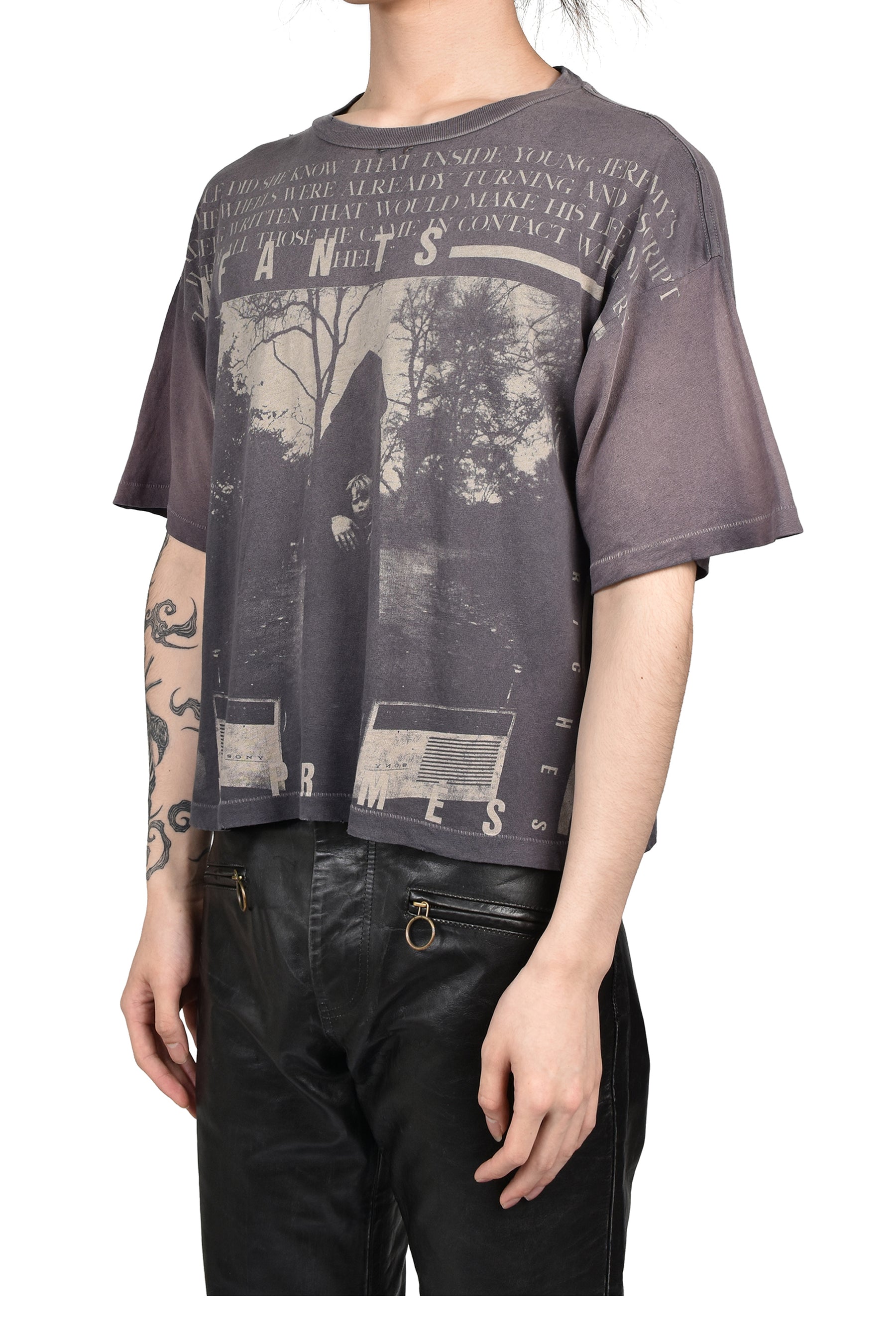 JEREMY T-SHIRT / WASHED BRW