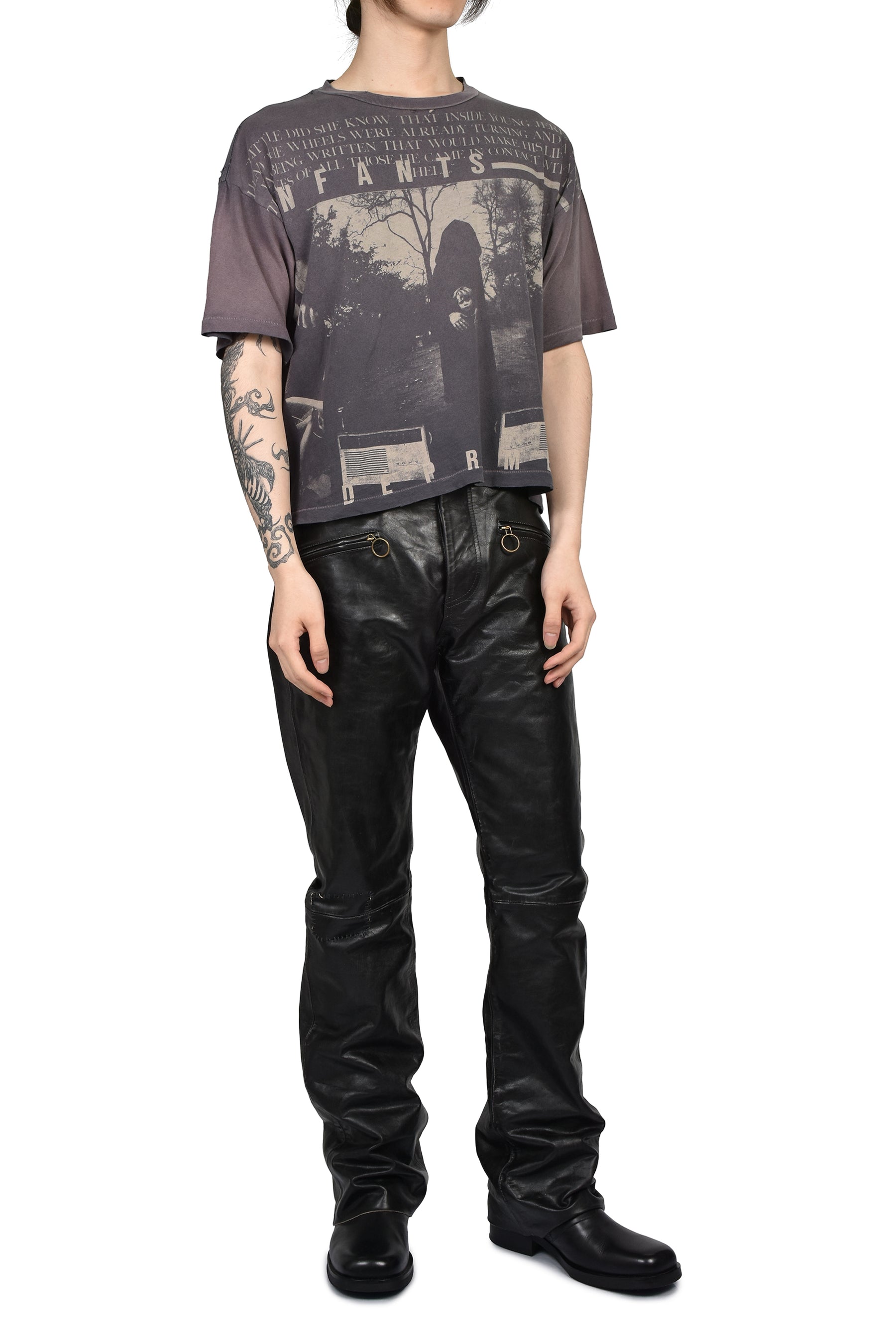 JEREMY T-SHIRT / WASHED BRW