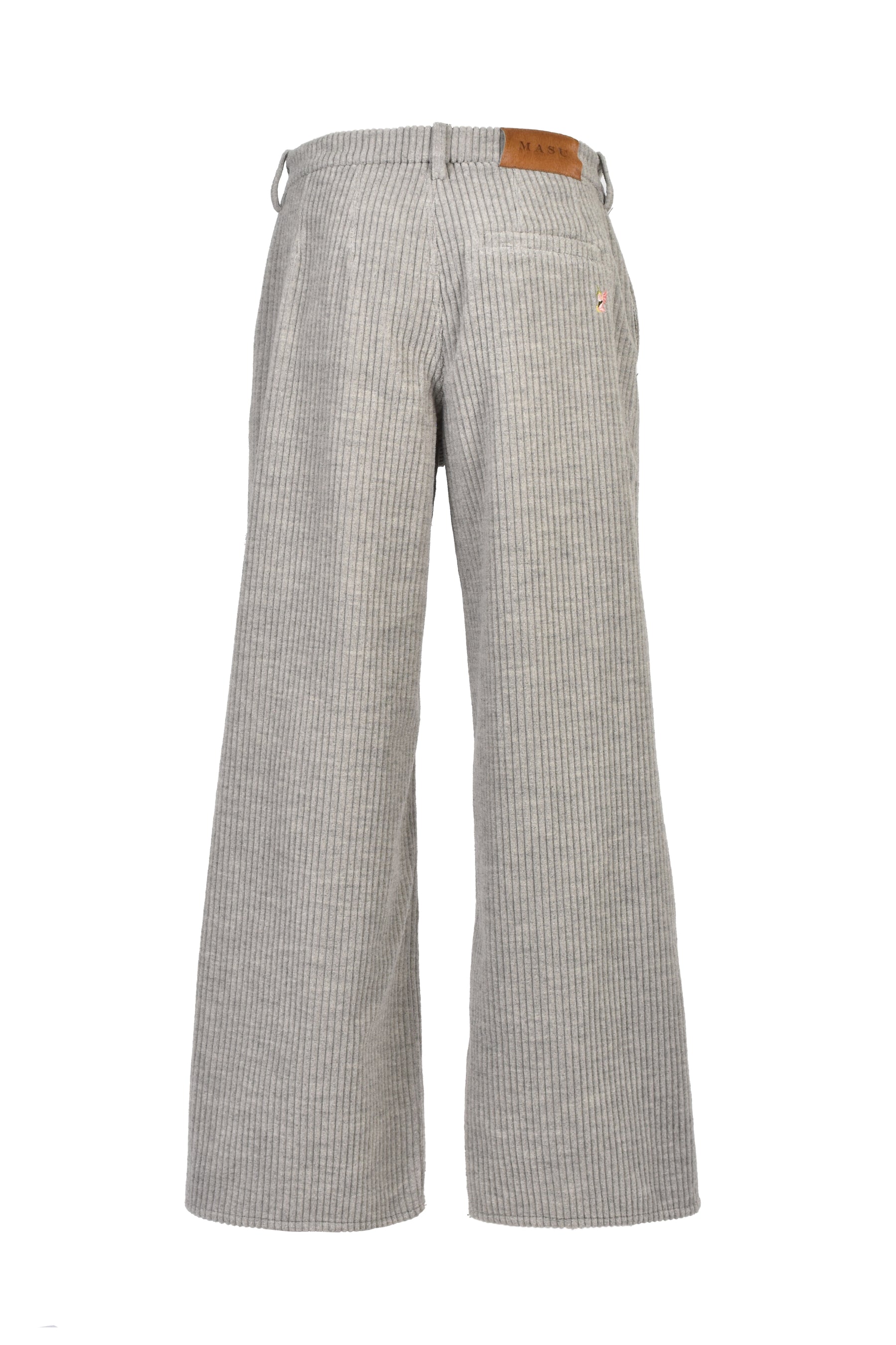 CORDUROY WIDE TROUSERS / HEATHER GRY