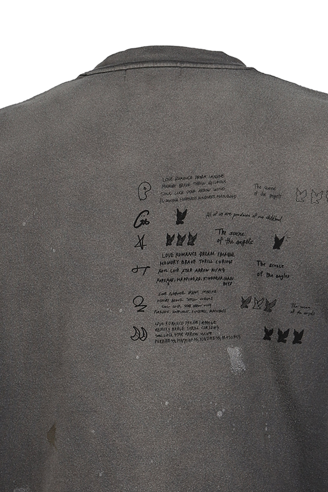 WASTED BLACK ANGEL T-SHIRT (20TH EXCLUSIVE) / BLK