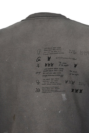 WASTED BLACK ANGEL T-SHIRT (20TH EXCLUSIVE) / BLK