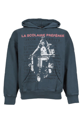 LA SCOLAIRE PR_F_REE HOODIE / DARK FOREST GRN