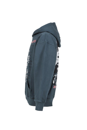 LA SCOLAIRE PR_F_REE HOODIE / DARK FOREST GRN