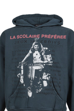 LA SCOLAIRE PR_F_REE HOODIE / DARK FOREST GRN