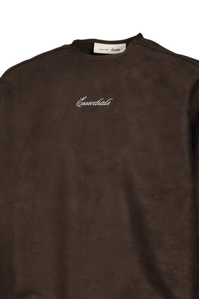SIGNTATURE MODERN CREWNECK SWEATSHIRT W/PIPING / BRW