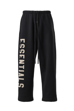 FLEECE RELAXED SWEATPANT / BLK