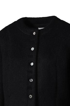 PEBBLE BOUCLE JACKET / BLK