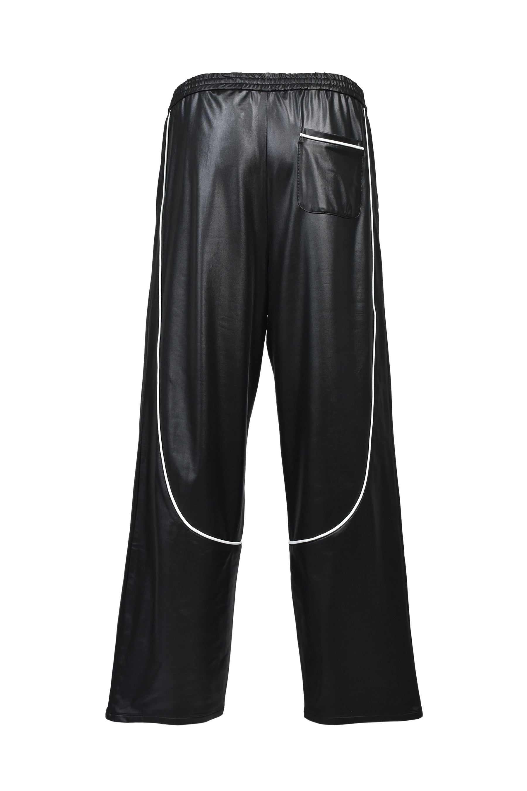 BH LOGO PIPING COATING PANTS / BLK