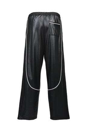 BH LOGO PIPING COATING PANTS / BLK