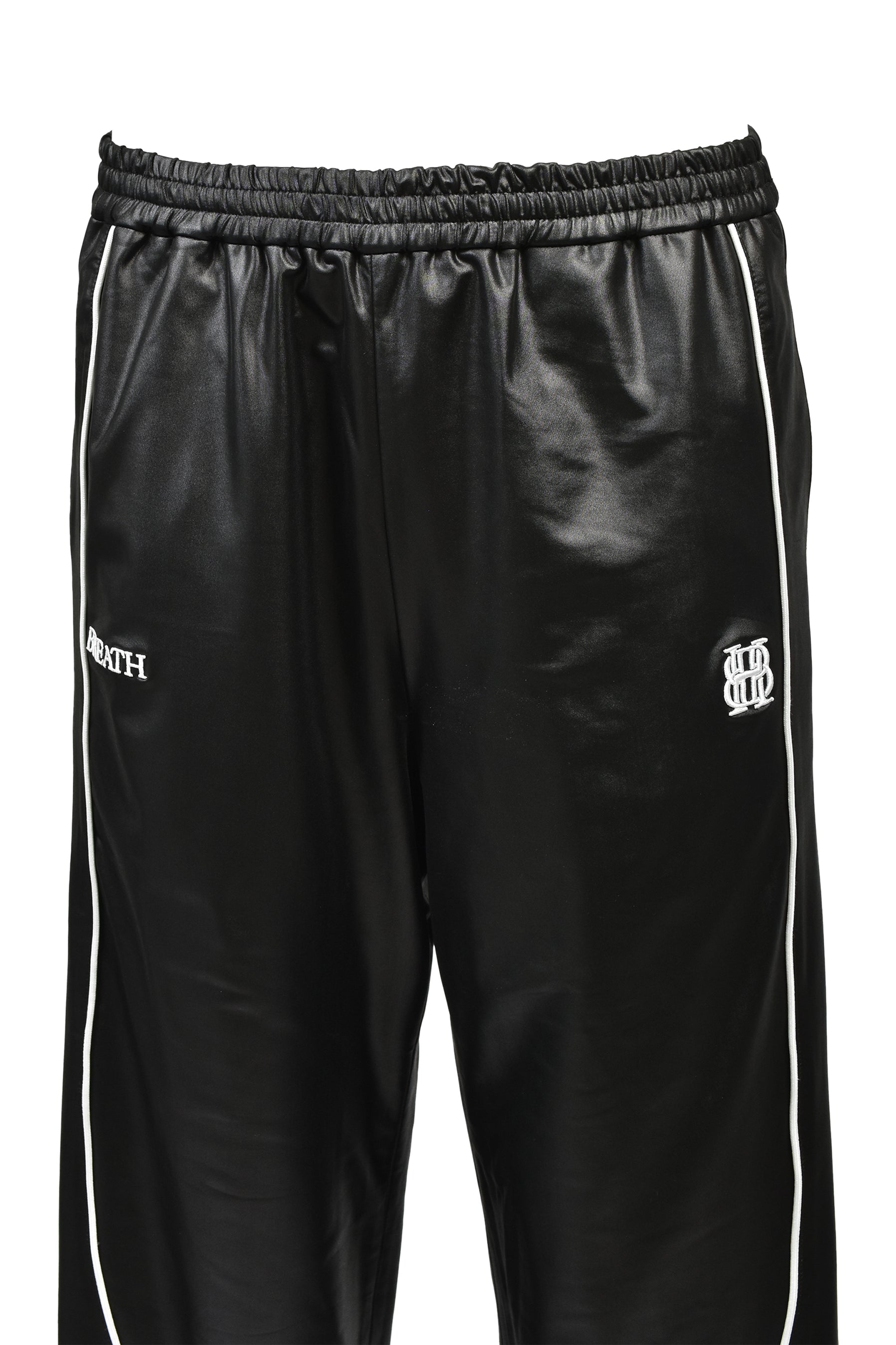 BH LOGO PIPING COATING PANTS / BLK