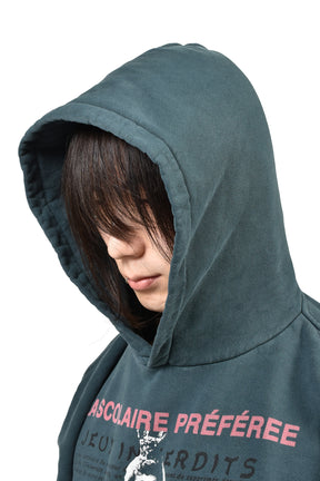 LA SCOLAIRE PR_F_REE HOODIE / DARK FOREST GRN