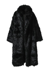 VAST FUR COAT / BLK