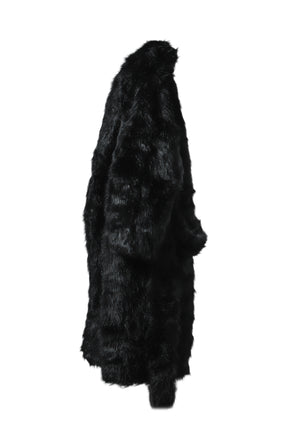 VAST FUR COAT / BLK