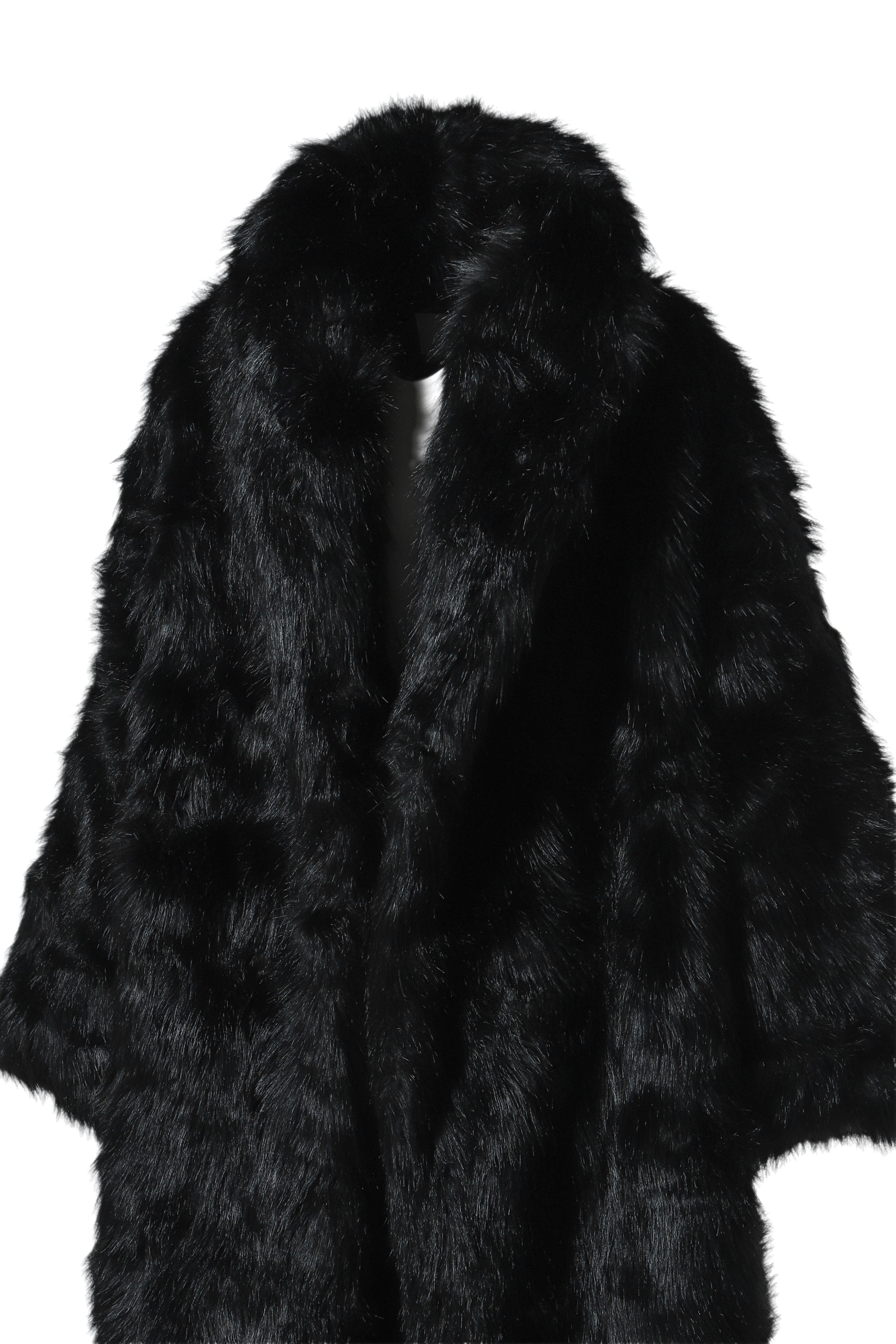 VAST FUR COAT / BLK