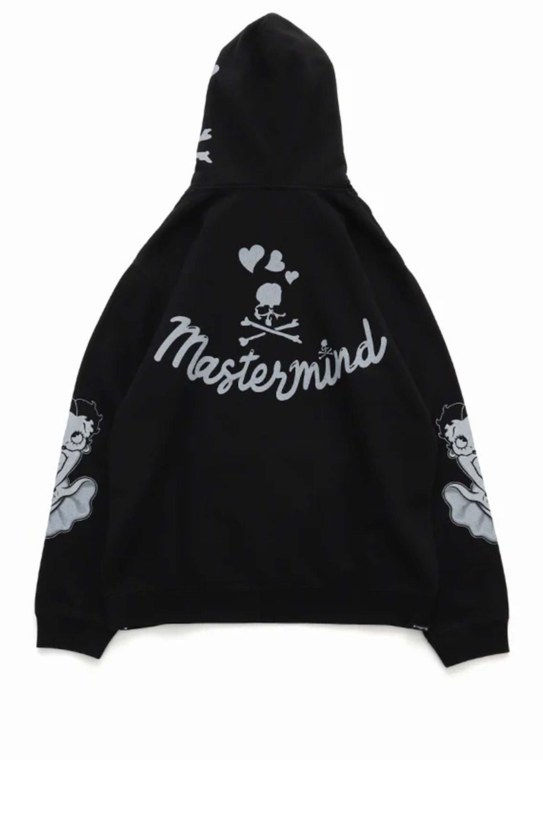 BOXY FIT HOODIE / MONOCHROME