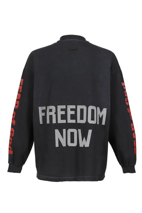 REAXED LS "FREEDOM" TEE / BLK