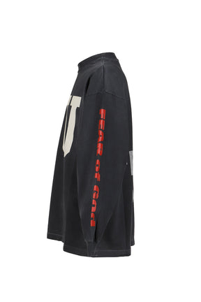 REAXED LS "FREEDOM" TEE / BLK