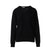 G CLASSIC V-NECK SLIM KNIT PULLOVER / BLK