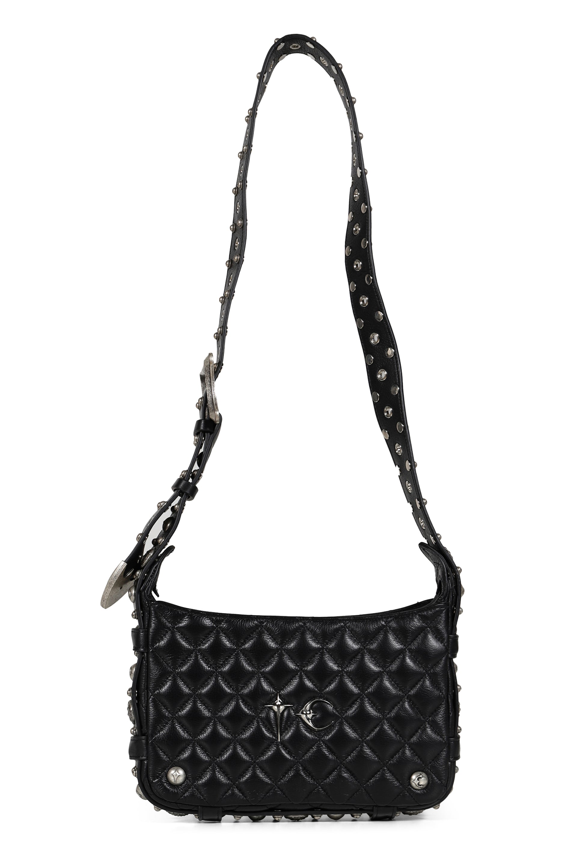 ANGELS QUILTED BELT BAG / BLK