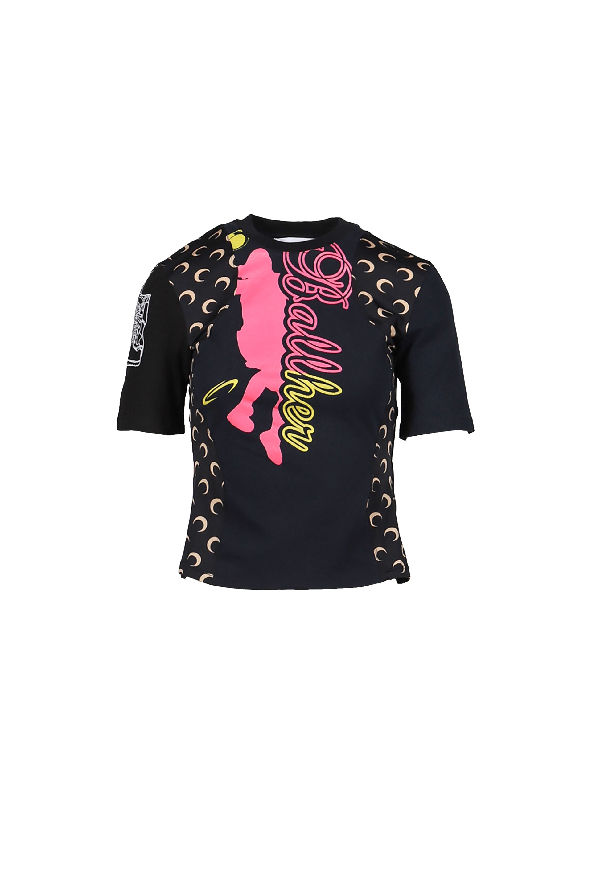 REGENERATED GRAPHIC T-SHIRTS BABY FIT T-SHIRT / BLK