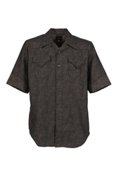 S/S WESTERN SHIRT - MICRO SHADOW PLAID / BRW