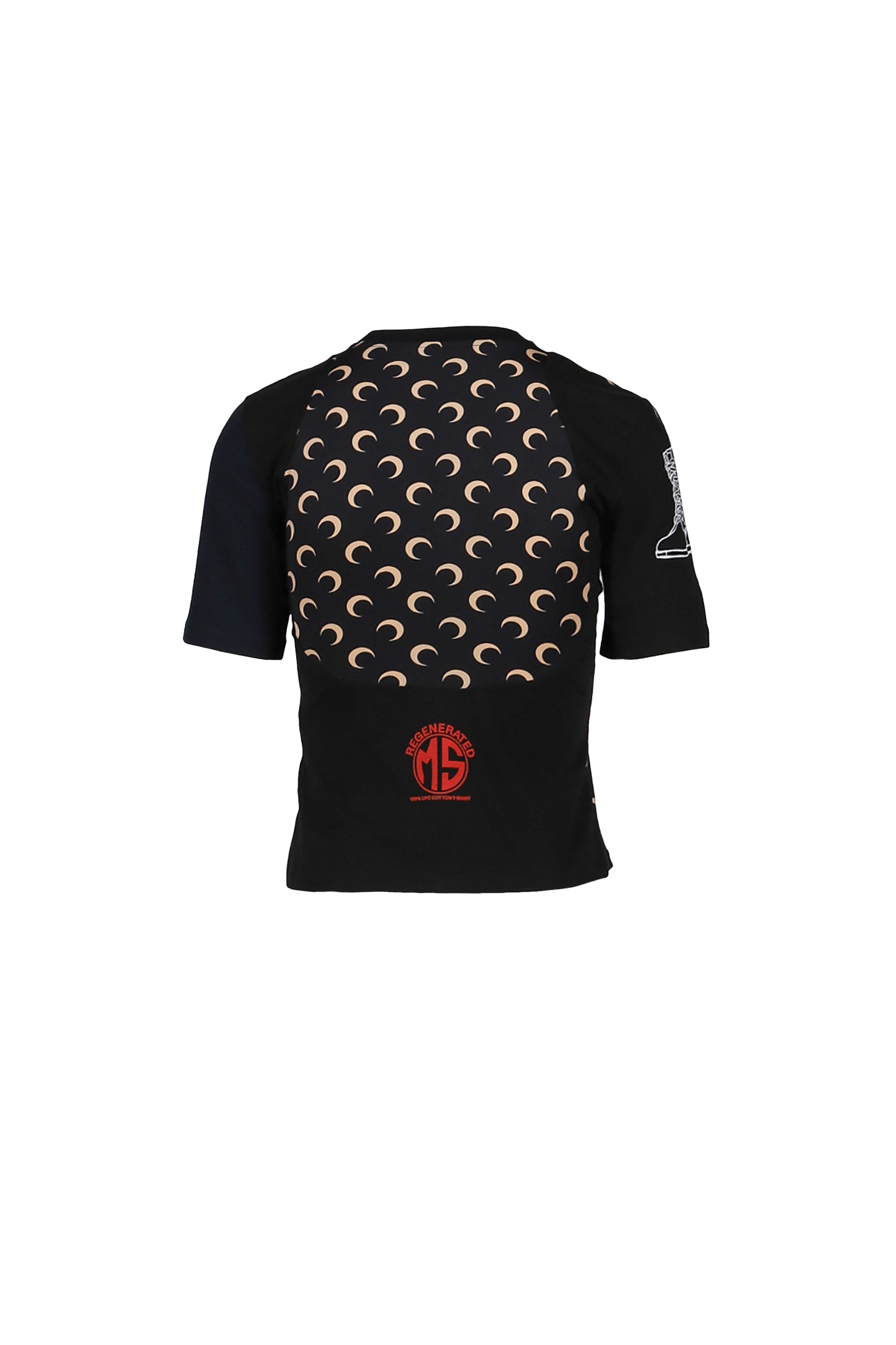 REGENERATED GRAPHIC T-SHIRTS BABY FIT T-SHIRT / BLK