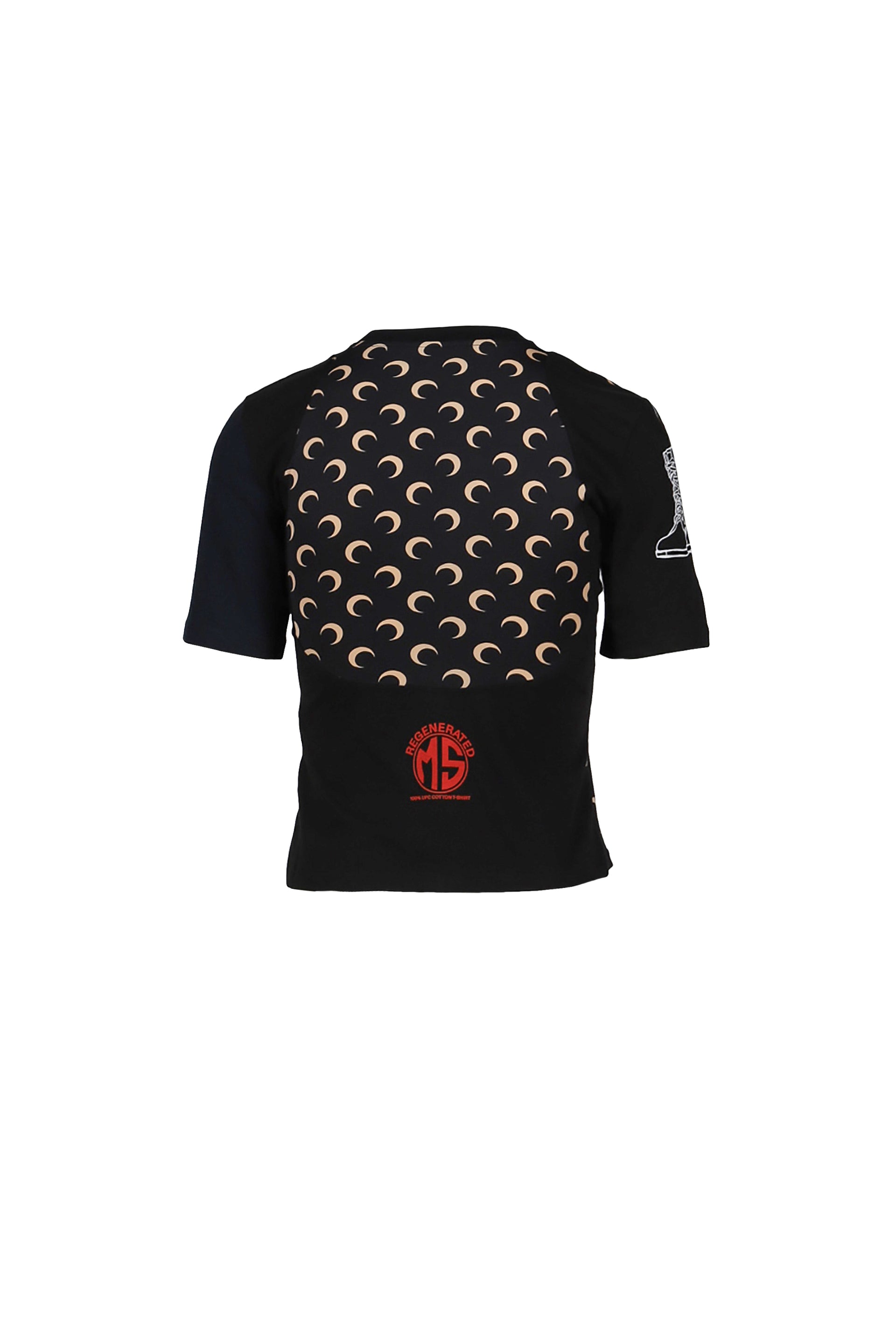 REGENERATED GRAPHIC T-SHIRTS BABY FIT T-SHIRT / BLK