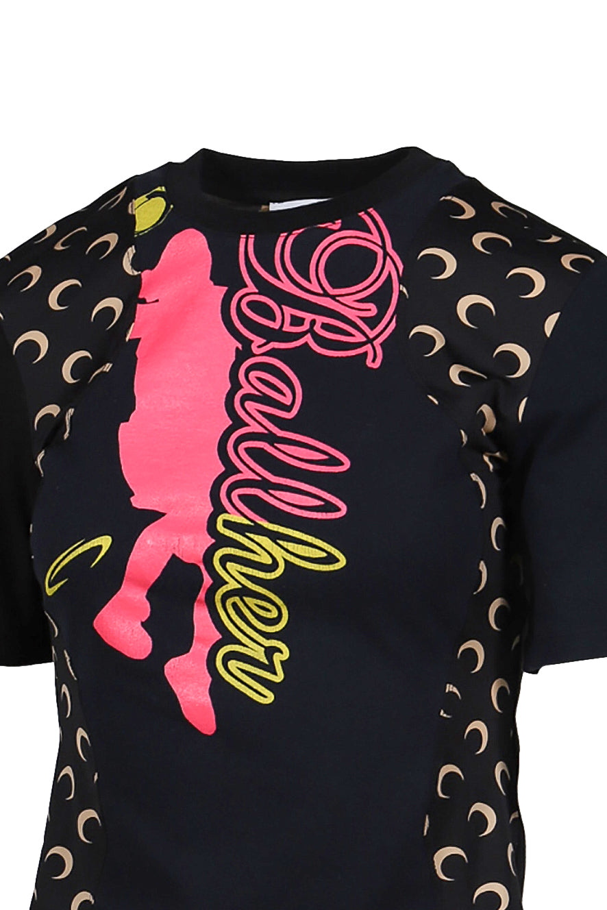 REGENERATED GRAPHIC T-SHIRTS BABY FIT T-SHIRT / BLK