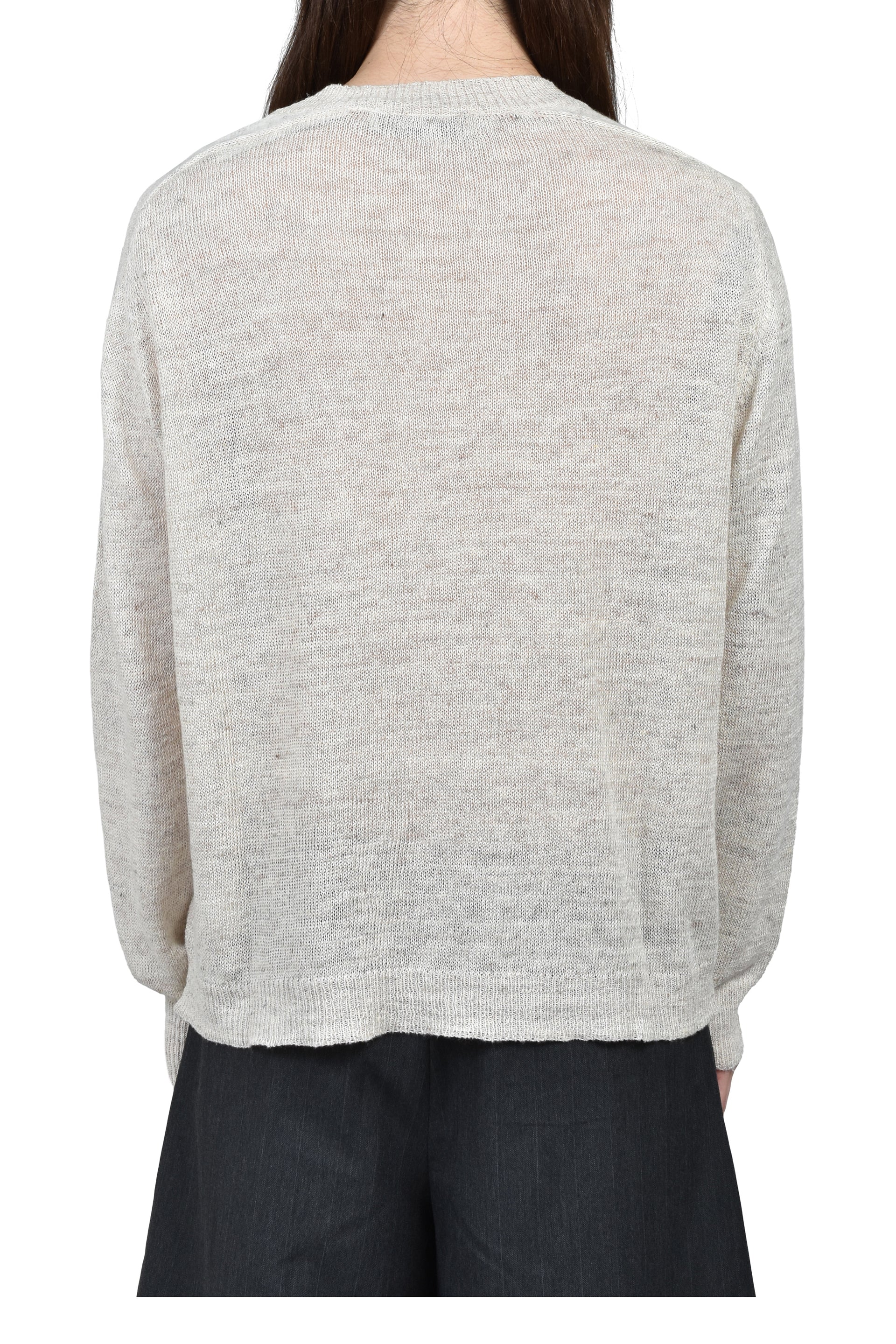 RUE V-NECK / SOFT ECRU CYCLONE