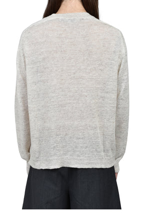 RUE V-NECK / SOFT ECRU CYCLONE