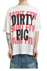 SS TEE/DIRTY PIG / WHT