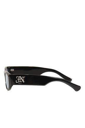 JN GLASSES / BLK BLU