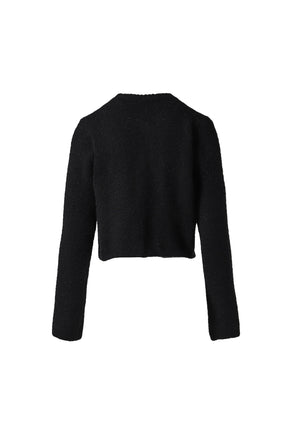 MALONE KNIT CARDIGAN / BLK