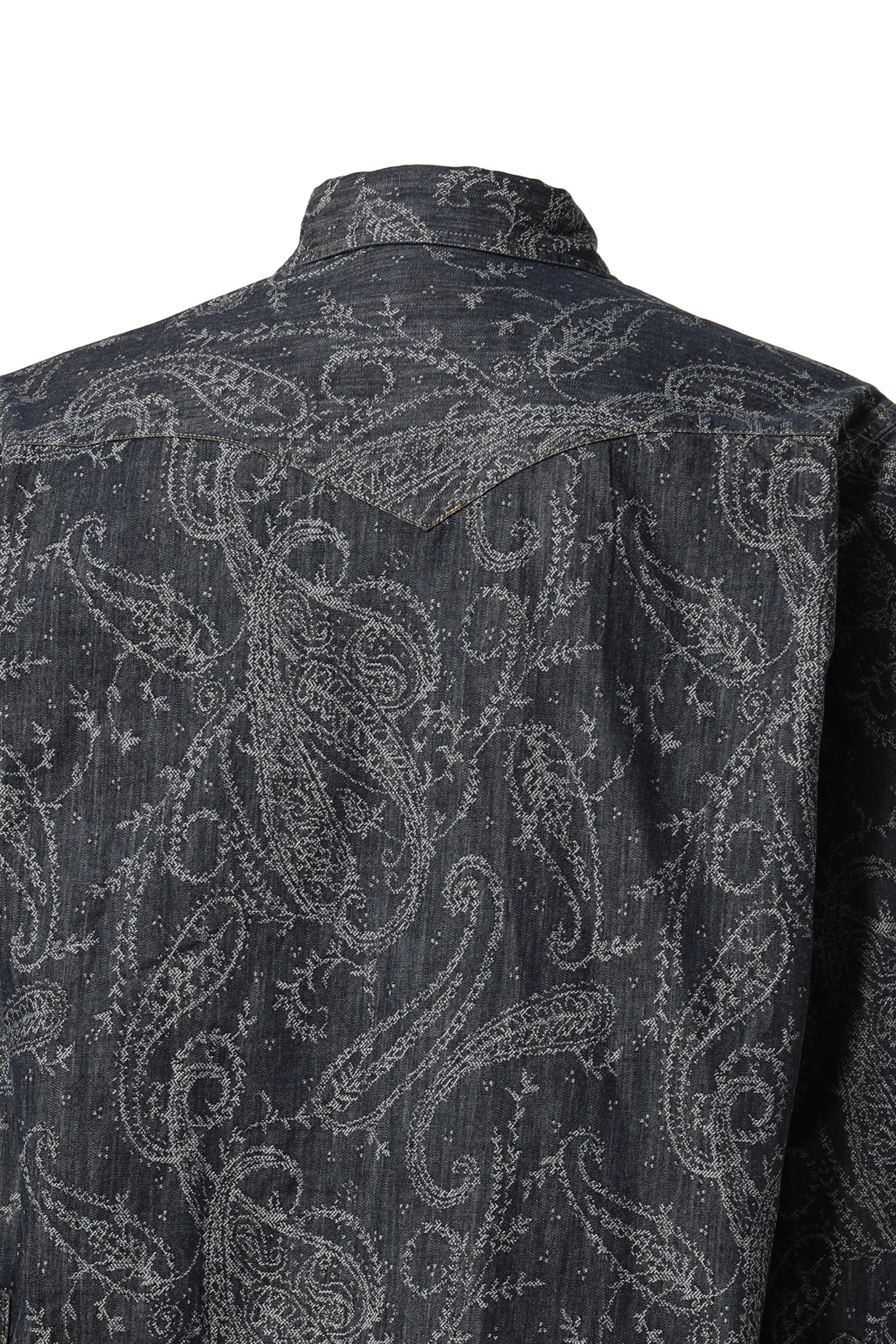 Needles ニードルズ FW23 WESTERN SHIRT - 8OZ DENIM / PAISLEY JQ